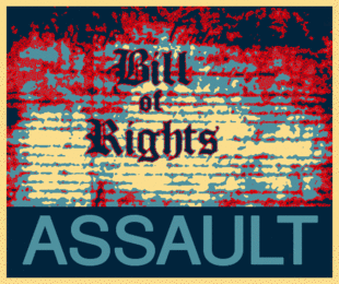 Bill of Rights "assault" poster