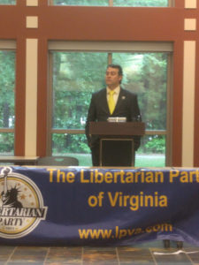 Bo Brown LPVA chair Libertarian