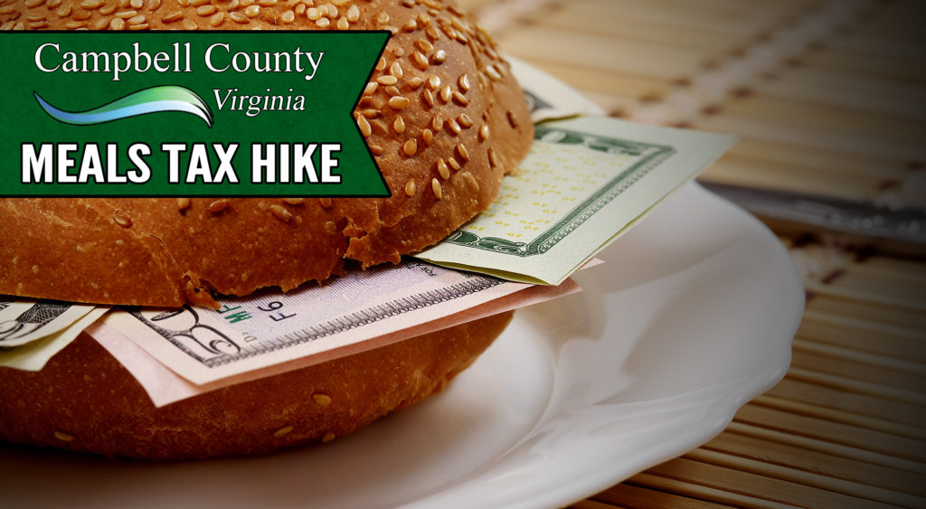 Campbell County Meals Tax Would Raise Taxes from 5.3 to 9.3 on