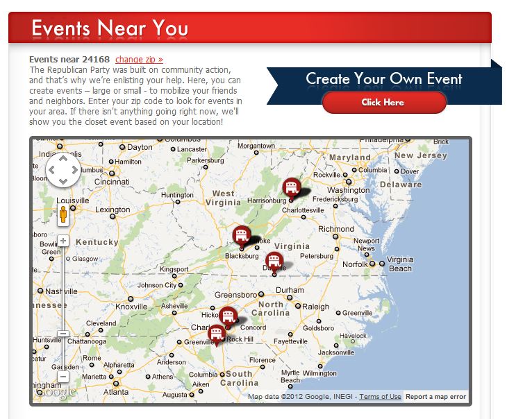 SVC Event Map