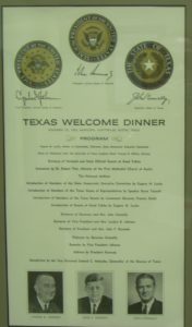 Texas Welcome Dinner Austin November 22 1963 JFK LBJ